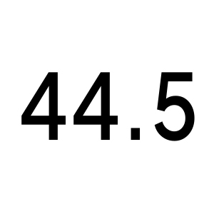44.5
