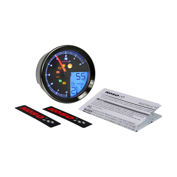 Cuentakilómetros Koso North America Tach Multi Metr Hd-04 Bk