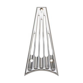 Tapa lateral Arlen Ness Grill Frame Deep Cut Chr