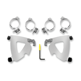 Memphis Shades Windshield Mnt Kit Rd Warr Fxd Pol