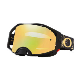 Lunettes de motocross Oakley Airbrake® Triple Crown Limited Edition Black / Gold