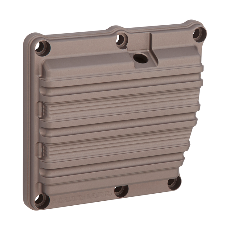 Tapa lateral Arlen Ness Cover Trans Titanium