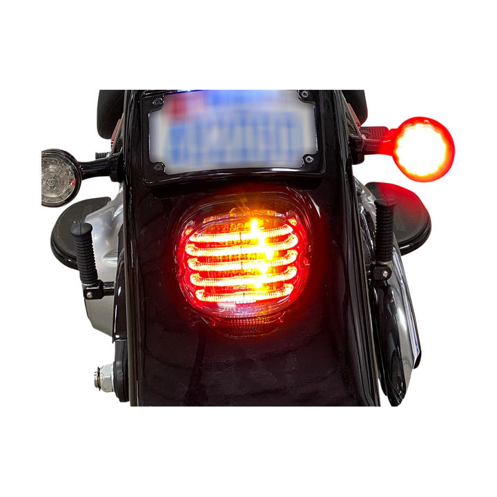 Luz de freno Custom Dynamics Taillight W/Ts Nowdw Smk