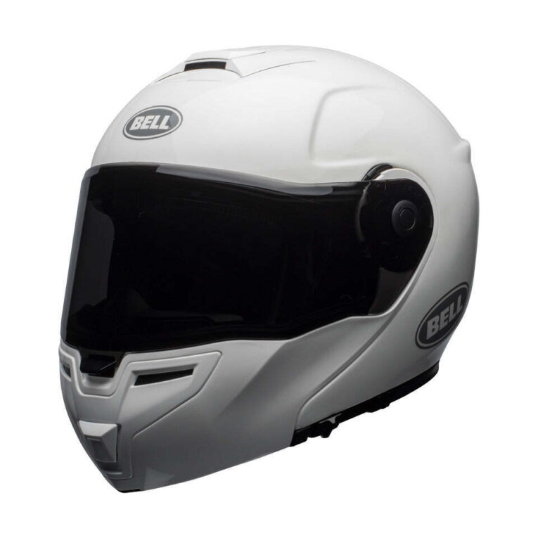 Casco modulare Bell SRT Modular Solid - Blanco brillo