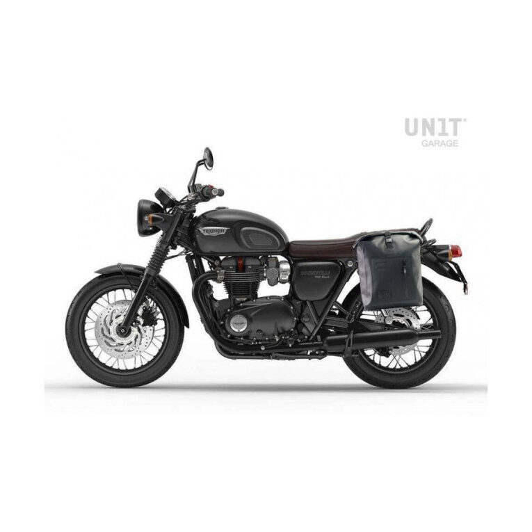 Alforja Unit Garage Side Bag Khali TPU + Support Triumph Bonneville T100 (2017 UP TO NOW)