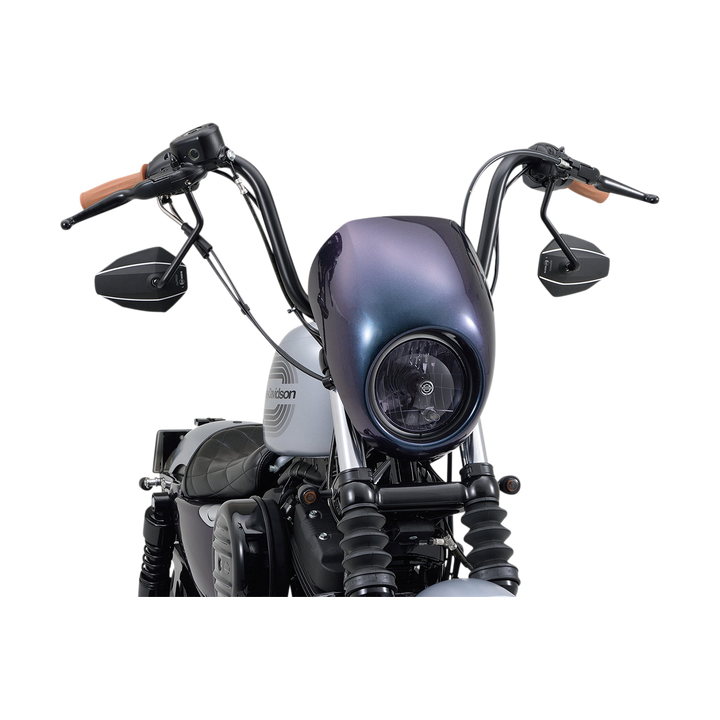 Espejo genérico Daytona D-Mirror-7 Rod Right Alu Bk