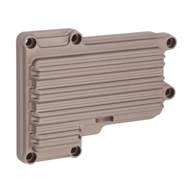 Tapa lateral Arlen Ness Cover Trans Titanium
