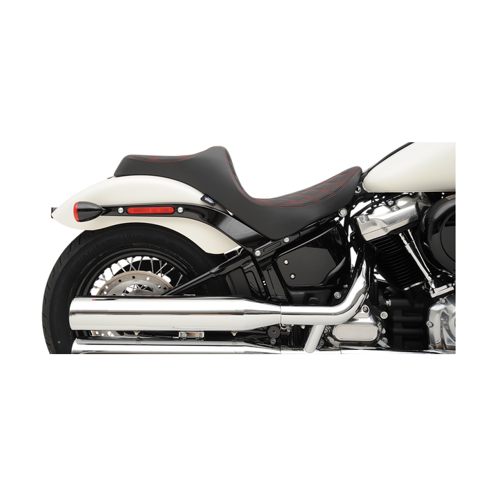 Asiento biplaza Drag Specialties Seat Pred Iii Dd Red Soft