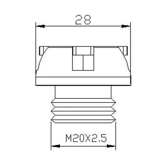 Tapón de aceite Puig 6156N