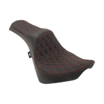 Asiento biplaza Drag Specialties Seat Pred Iii Dd Red Soft