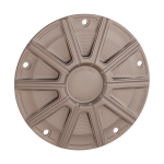 Tapa lateral Arlen Ness Cover Derby Titanium