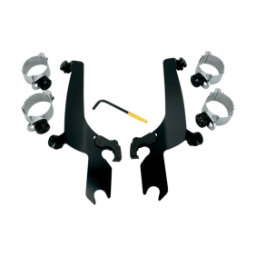 Parabrisa Memphis Shades Mnt Kit Tl S/S Hd Blk