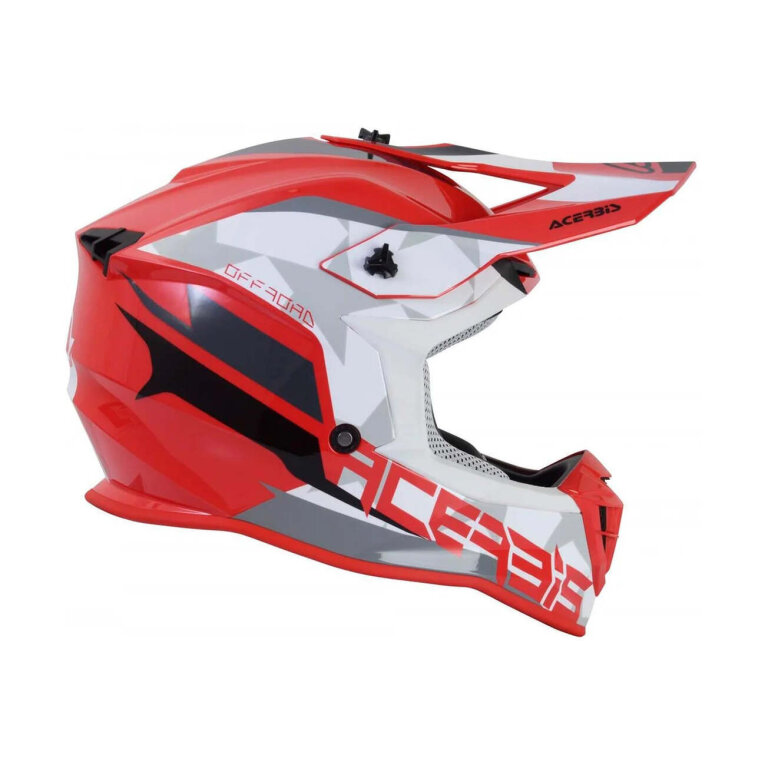 Casque intégral Acerbis Linear Red/White