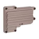 Tapa lateral Arlen Ness Cover Trans Titanium