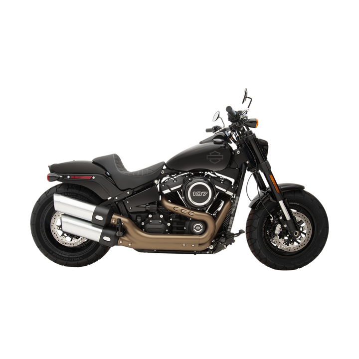 Asiento individual Drag Specialties Seat Solo Scrp Slv Fxfb18