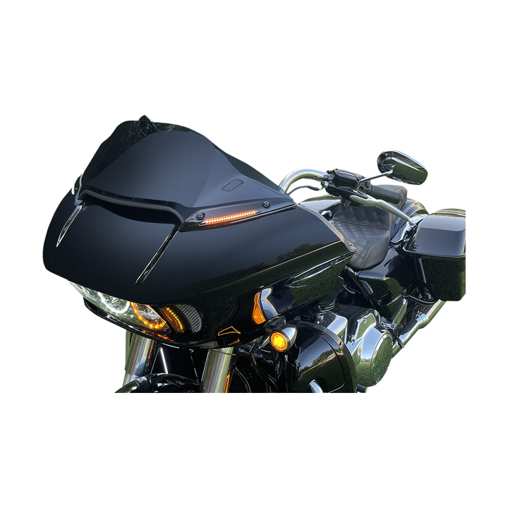 Custom Dynamics Blinker Trim W-Shld Fltr Blk