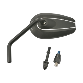 Espejo genérico Daytona D-Mirror-6 Rod Left Alu Bk