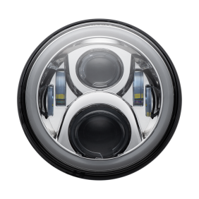 Faro Custom Dynamics Headlamp 7 Led Halo Chr