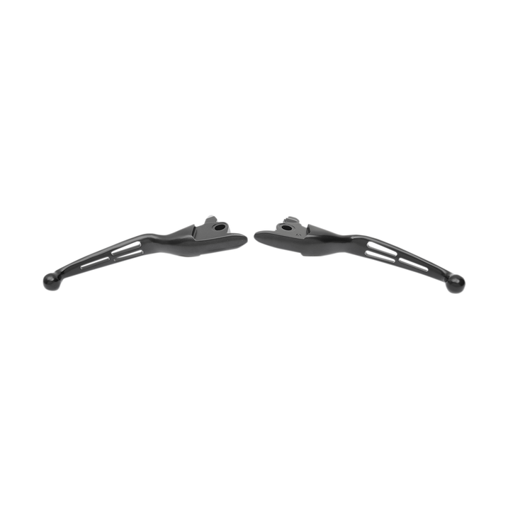 Maneta de embrague y freno Drag Specialties Levers Blk Slot Flt 17-19