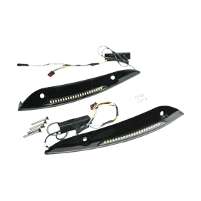 Intermitente Custom Dynamics Trim W-Shld Fltr Blk