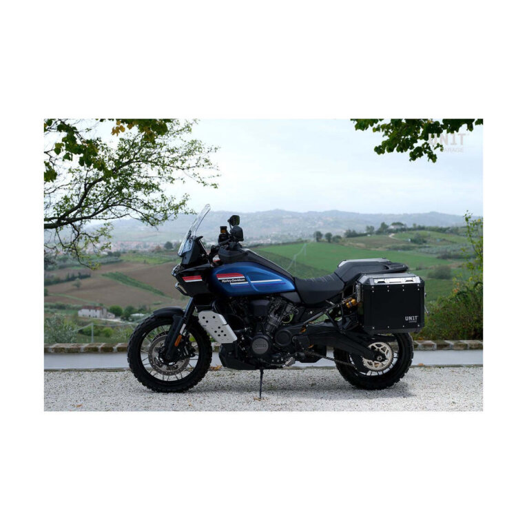 Maleta rígida Unit Garage 2 Aluminum Atlas Suitcases 40L&34L + HD Pan America Supports