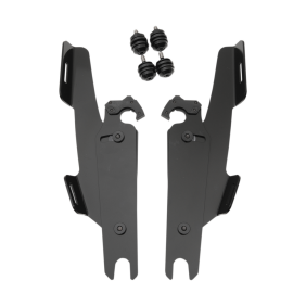 Memphis Shades Windshield Mnt Kit Fats Hd Flfb Blk