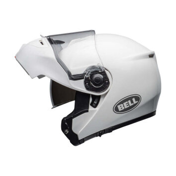 Casque modulaire Bell SRT Modular Solid - Blanco brillo