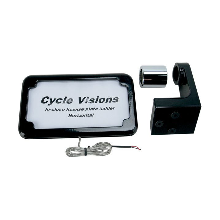 Portamatrícula Cycle Visions Mount Lp H W/Lt08-17St Bk