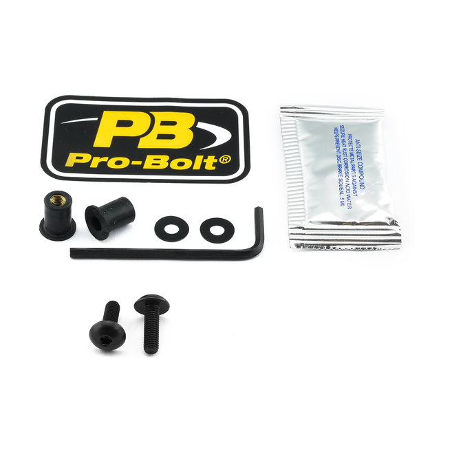 Support de bulle Pro Bolt Scr Kit Screen 2 Blk