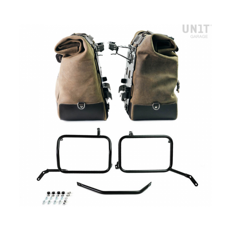 Alforja Unit Garage 2 CULT 40L & 50L Bags + Moto Guzzi 85TT Supports