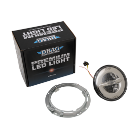 Faro Drag Specialties Hdlight 7 Refl Kt Ch -13 Ece