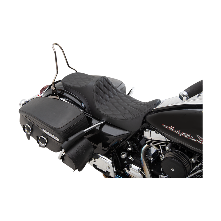 Drag Specialties Zweisitziger Sitz Seat Pred Iii 2Up Ddiablk