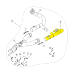 Colector Akrapovic para Bmw | R 1200 gs abs | SKU: H-B12R4R