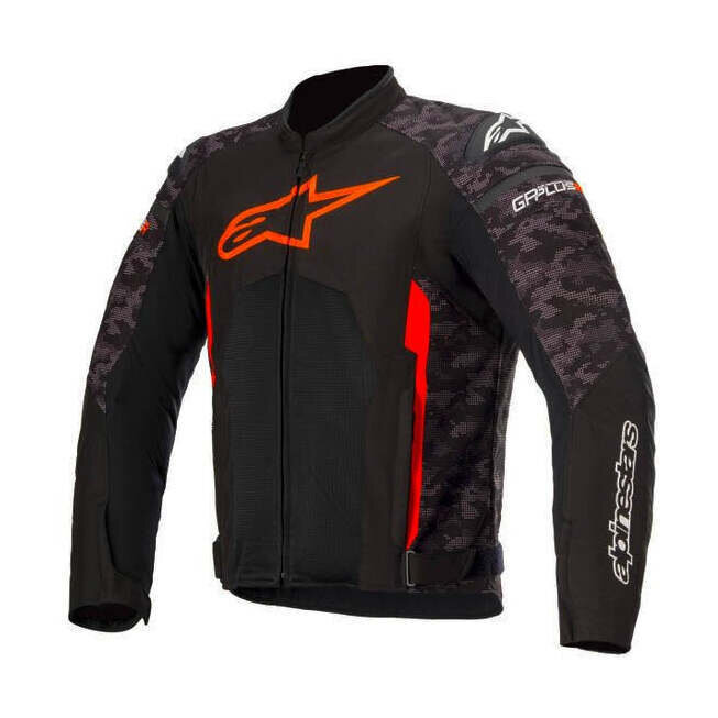 Alpinestars T-GP Plus R V3 Air Black / Camo / Red Fluo