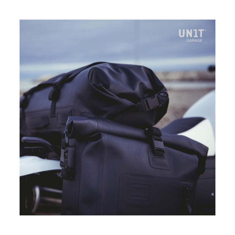 Alforja Unit Garage Side Bag Khali TPU + Support Triumph Bonneville T100 (2017 UP TO NOW)