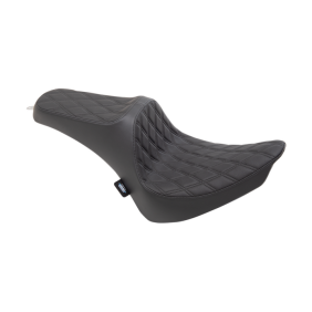 Asiento biplaza Drag Specialties Seat Pred Iii Dbldia Blk