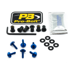 Suporte de carenagem dianteira Pro Bolt Scr Kit Screen 6 Blk