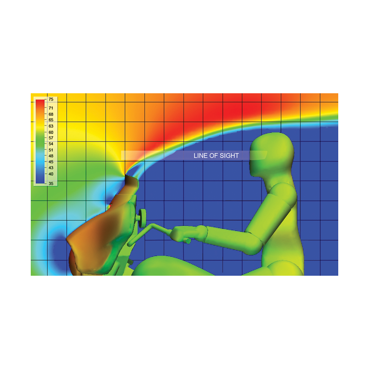 Pare-brise Memphis Shades Shld 14-19Flh Spol 4.5Smk