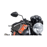 Espejo genérico Daytona D-Mirror-7 Rod Right Alu Bk