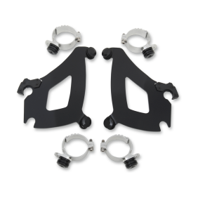 Memphis Shades Windshield Mnt Kit Bul Breakout Blk