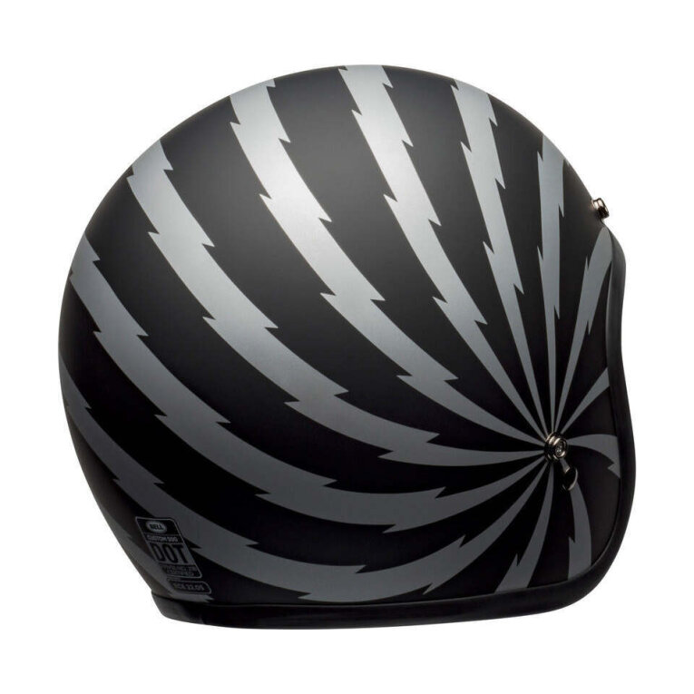 Casque jet Bell CUSTOM 500 DLX SE VERTIGO Negro Mate/Plata