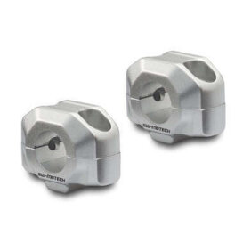 Elevador SW Motech Bar Riser For 22Mm Silver