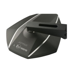 Espejo de puño Daytona D-Mirror-7 Barend Short Alu Bk