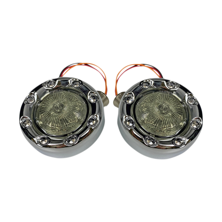 Custom Dynamics Turn signals Signal Bllt 1157 Chr/Red