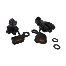 Intermitente Drag Specialties Lights Trnsig Blk Ambr 96-
