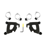 Memphis Shades Windschutzscheibe Mnt Kit Cafe Fxlr Blk