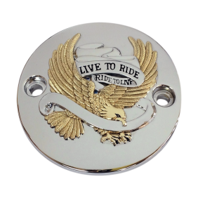 Drag Specialties Seitenabdeckung Cover Pts Ltr Gld 17-22M8