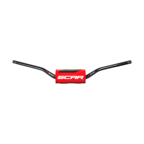 Manillar genérico Scar Handlebar O2 Low Bk/Rd Pad