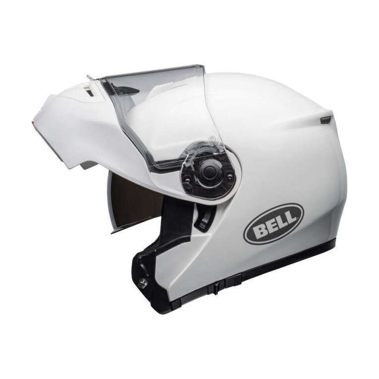 Casco modulare Bell SRT Modular Solid - Blanco brillo