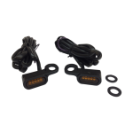 Drag Specialties Blinker Lights Trnsig Blk Ambr Hyd